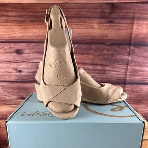 Life Stride Socialite Espadrille Wedge Sandal‎ size 11
